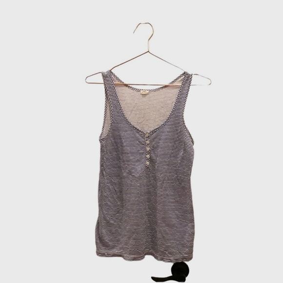 J. Crew Factory Sequined Striped Tank Top - Size XS - Picture 1 of 6